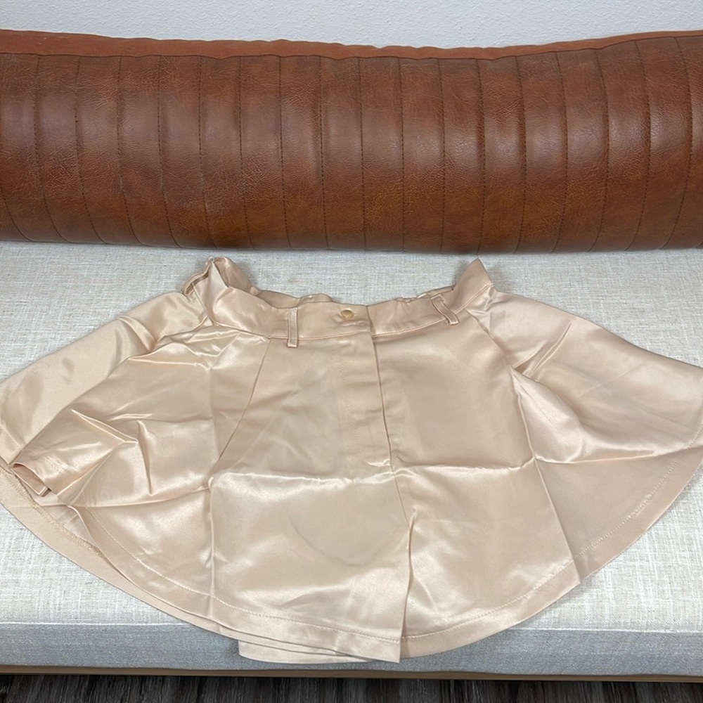 Satin Pleated Bloomers (Shorts)